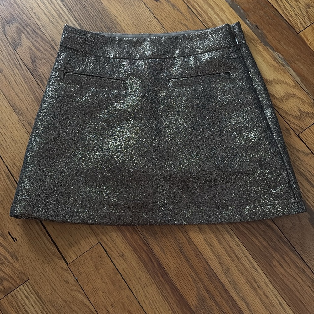 Gap kids skort size 8 - dark gold glitter sparkle ✨ EUC